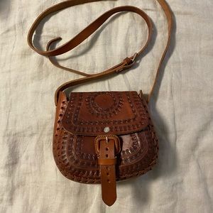 Handmade Leather Crossbody - Small